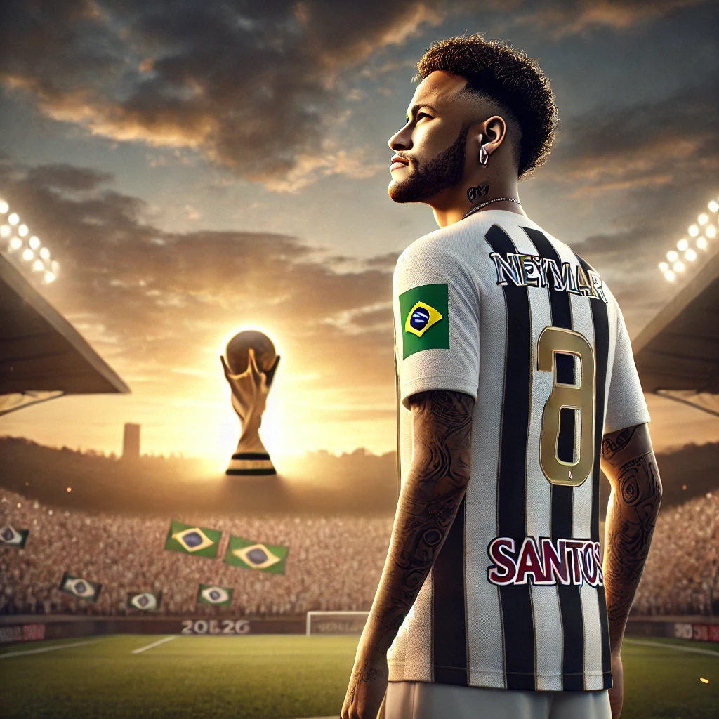 Neymar pode deixar o Santos após junho de 2025. Veja contra quais times ele ainda joga, o impacto nas odds e como apostar com estratégia na Bateu Bet.
